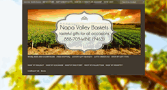 Desktop Screenshot of napavalleybaskets.com